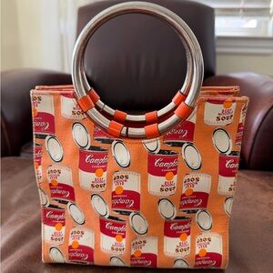 Unique Warhol Campbell Soup handbag